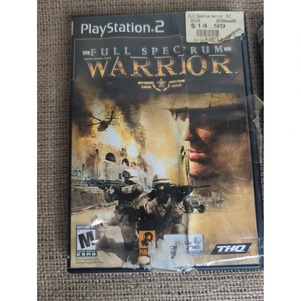 Lot Of 2 PS2 Games Full Spectrum Warrior Ratchet Clank Up Your Arsenal